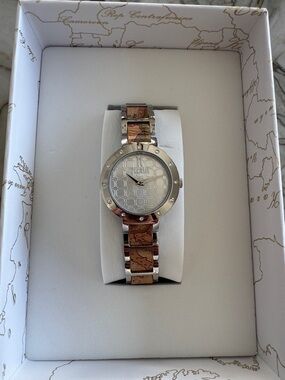 Alviero Martini 1A Classe Bali Geo Map Watch NWT